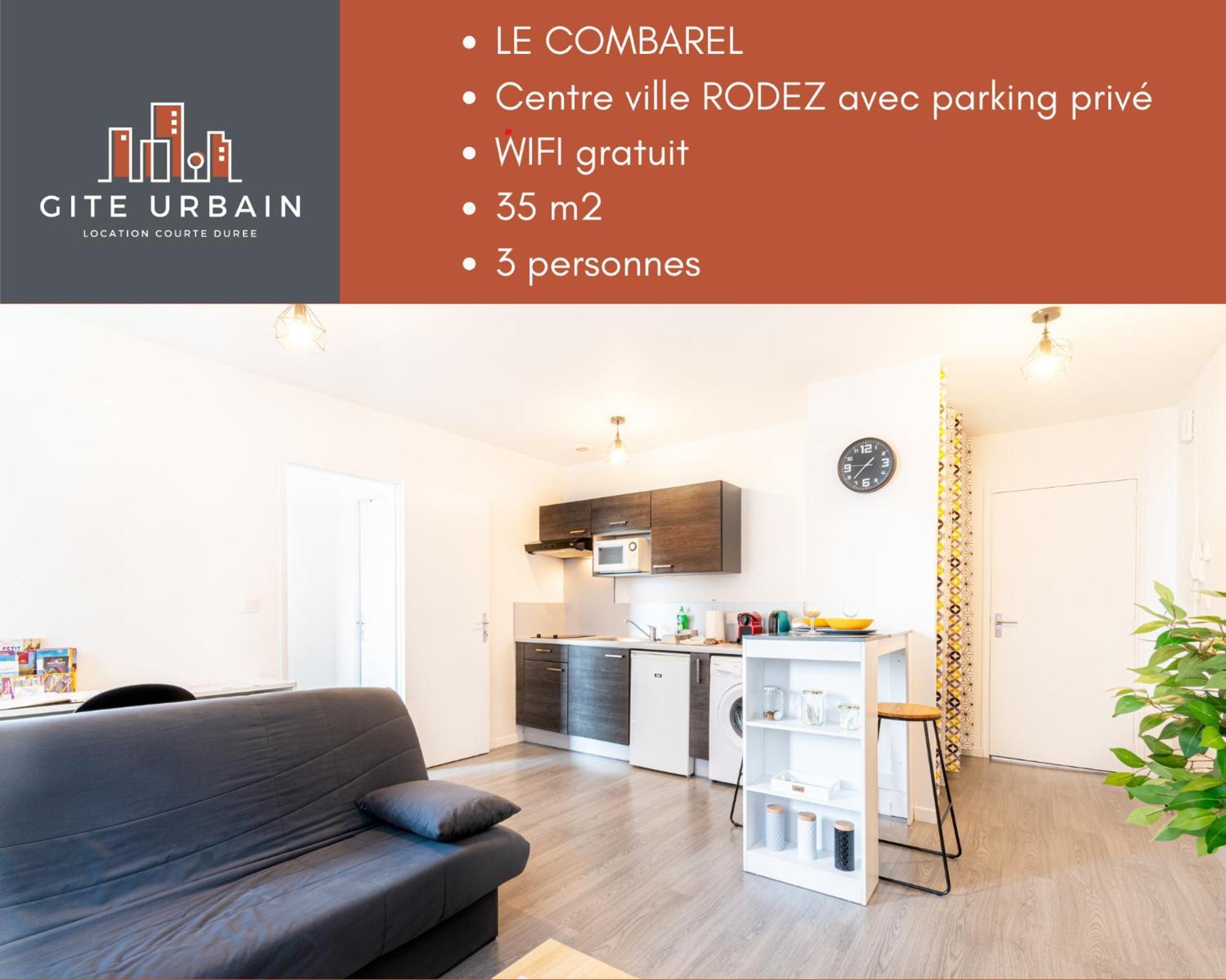 Le Combarel Apartment Родез Екстериор снимка